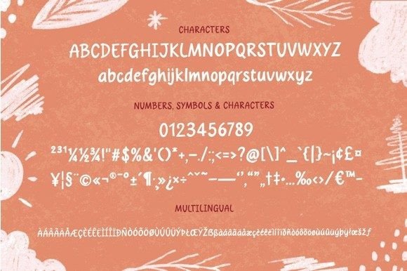 Sketchness Font PNG with transparent background - Preview 2