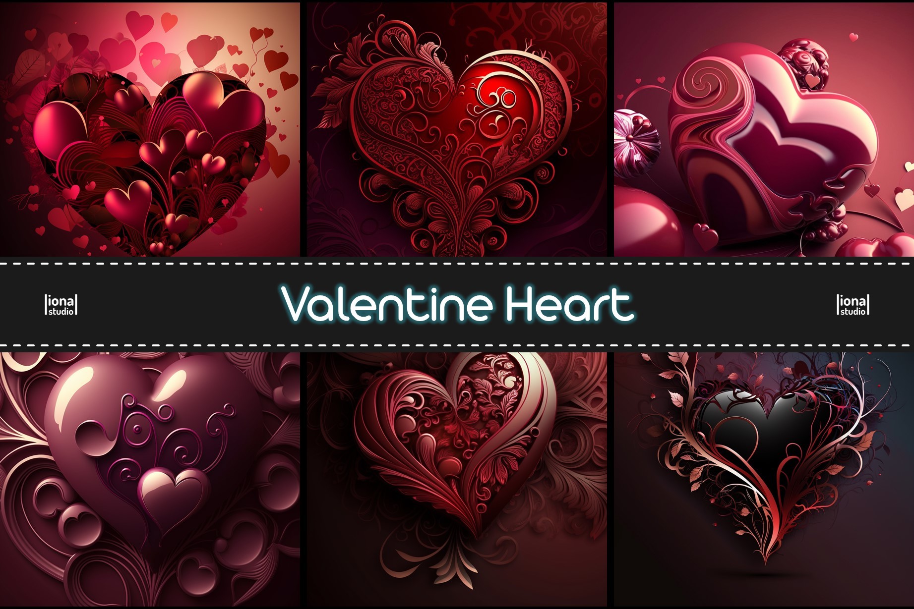 Valentine Heart Background Graphic by lionalstudio · Creative Fabrica