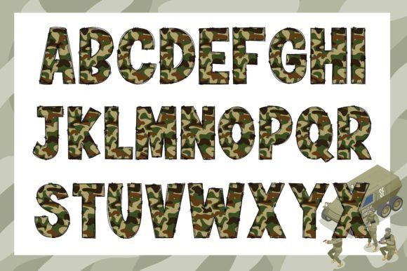 Camou Font - Preview 1