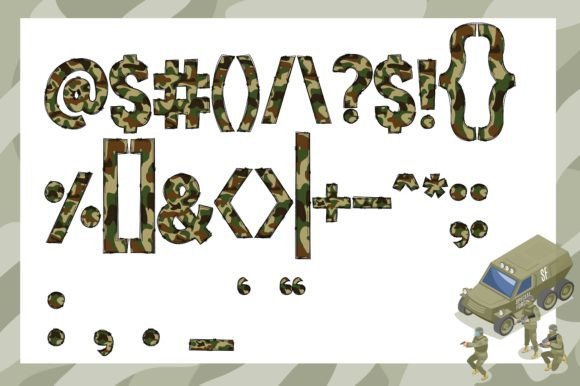 Camou Font - Preview 3