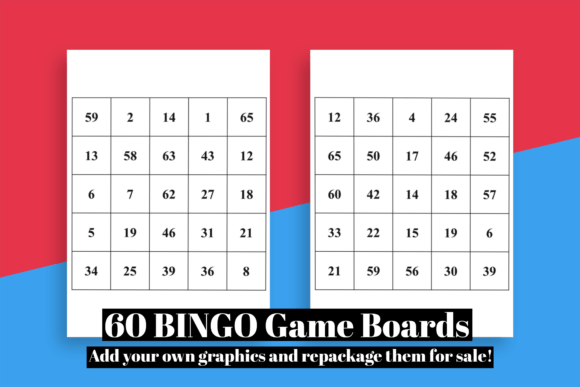 BINGO Game Boards and Calling Cards