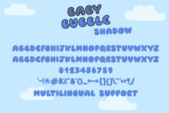 Baby Bubble Font - Preview 5