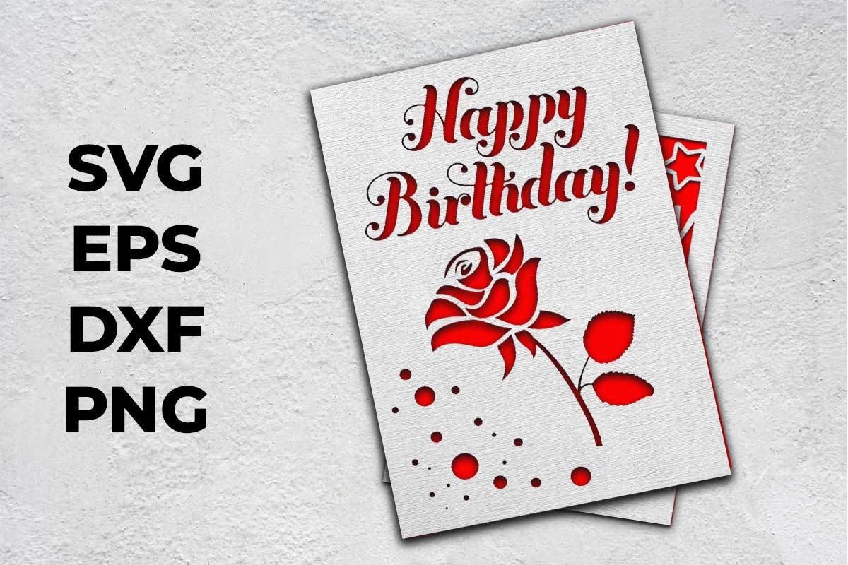 Birthday Card Svg
