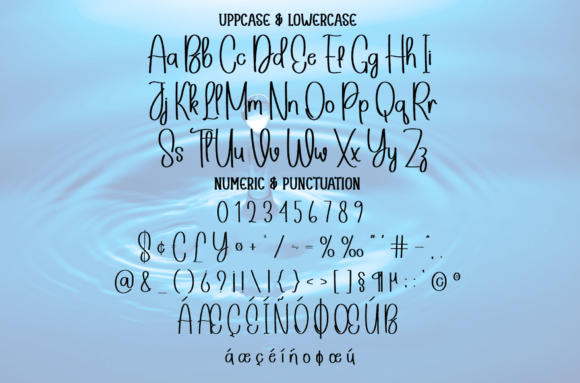 Bluelist Font - Preview 6
