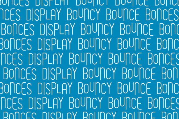Bonces Bouncy Sans Display Font Font - Preview 2