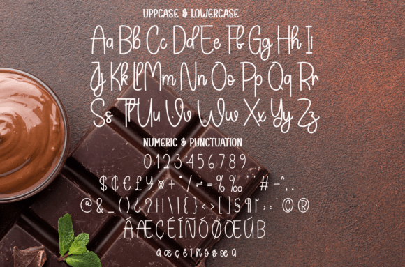 Brown Font - Preview 6