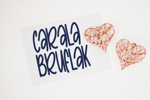 Caflake Font PNG with transparent background - Preview 2