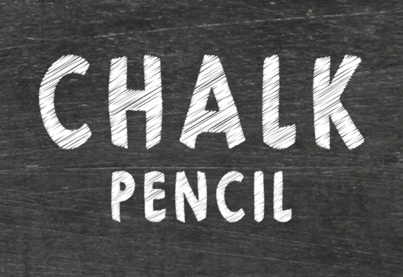 Chalk Pencil Font - Preview 1