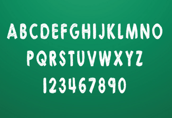 Chalk Pencil Font - Preview 2