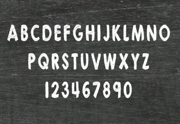 Chalk Pencil Font - Preview 3
