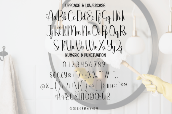 Cleaning Font - Preview 6