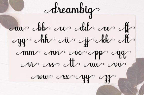 Dreambig Font - Preview 5
