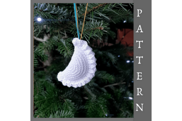 Dumpling Ornament Crochet Patern Pierogi