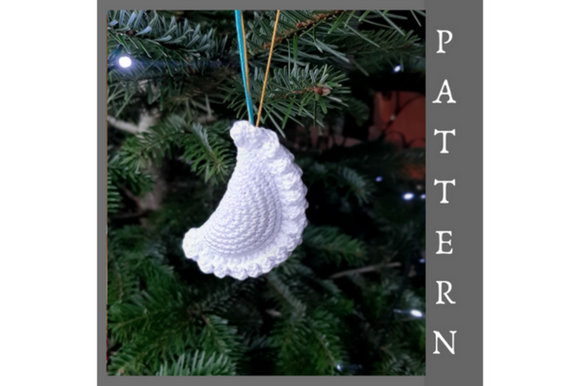 Dumpling Ornament Crochet Patern Pierogi