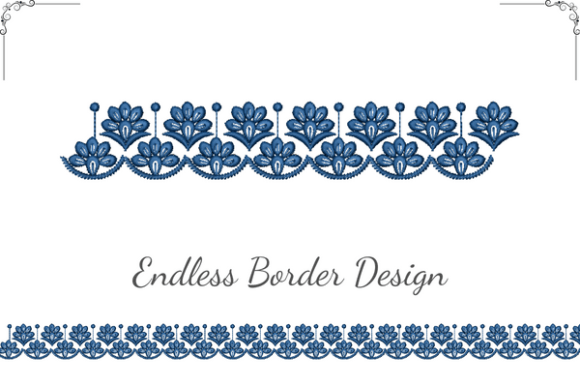 Endless Floral Border