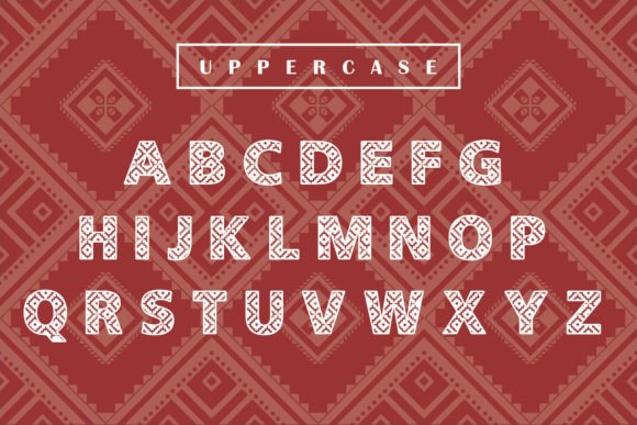 Fabric Font - Preview 1