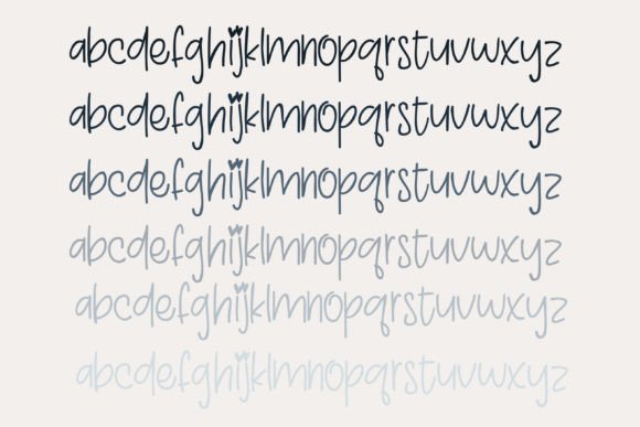 Falling in Love Font - Preview 4