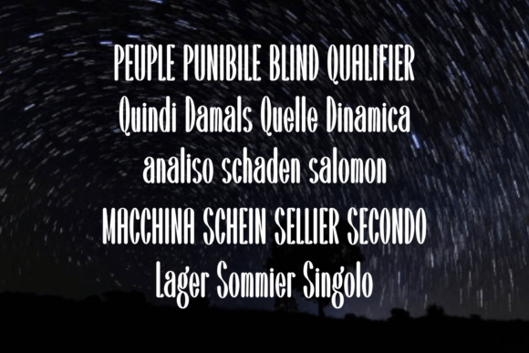 Furanda Font font preview - 3