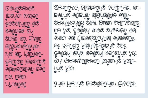 Hanging Hearts Font - Preview 6