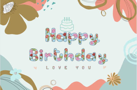 Hello Camellia Font PNG with transparent background - Preview 6