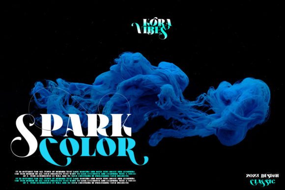 Kora Vibes Font PNG with transparent background - Preview 1