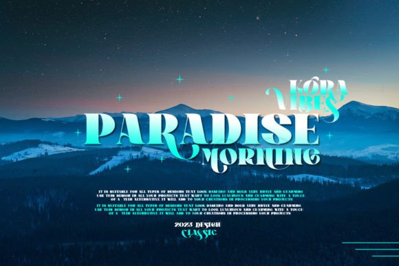 Kora Vibes Font PNG with transparent background - Preview 4