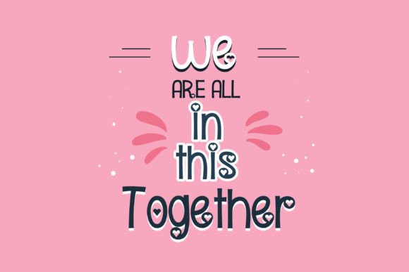Lollipop Love Font PNG with transparent background - Preview 1