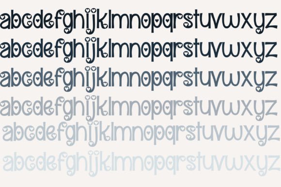 Lollipop Love Font PNG with transparent background - Preview 4