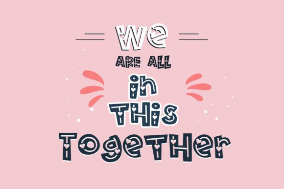 Love Hatch Font PNG with transparent background - Preview 1