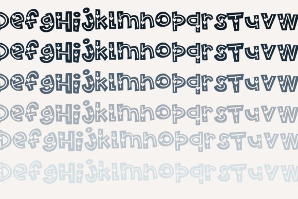 Love Hatch Font PNG with transparent background - Preview 4