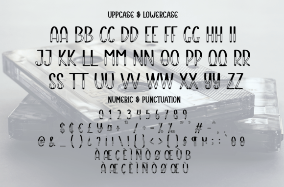 Memory Font PNG with transparent background - Preview 5