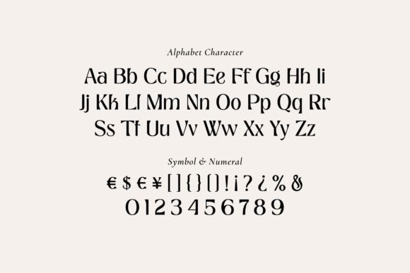 Mode Court Font PNG with transparent background - Preview 4