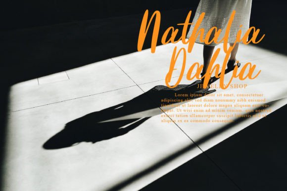 Nicola Hamilton Font font preview - 4