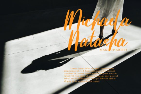 Nicola Hamilton Font font preview - 5