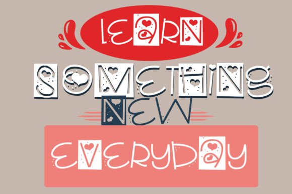 Nifty Lovenotes Font PNG with transparent background - Preview 5