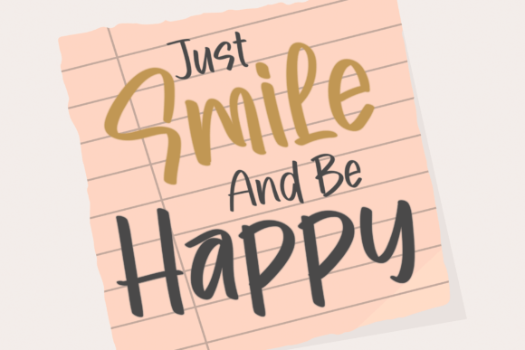Paper Sheets Font PNG with transparent background - Preview 2