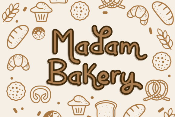 Pinky Muffin Font PNG with transparent background - Preview 2