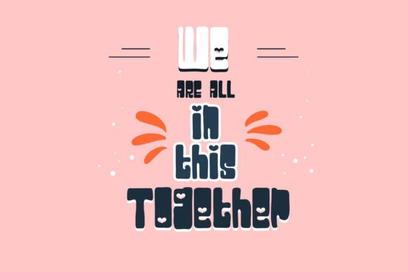 Platonic Love Font PNG with transparent background - Preview 1