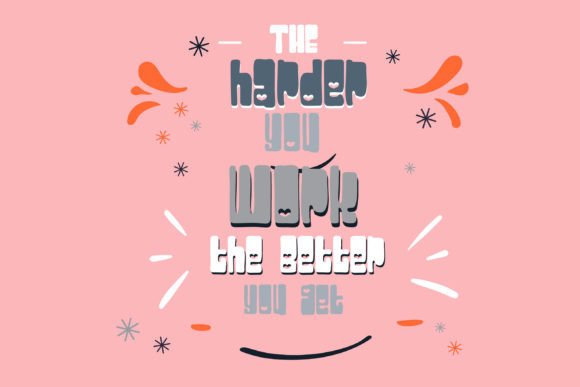 Platonic Love Font PNG with transparent background - Preview 2