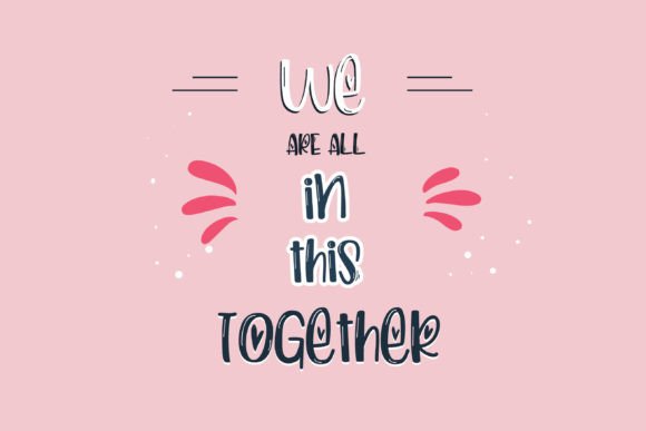 Pocketful of Love Font PNG with transparent background - Preview 1