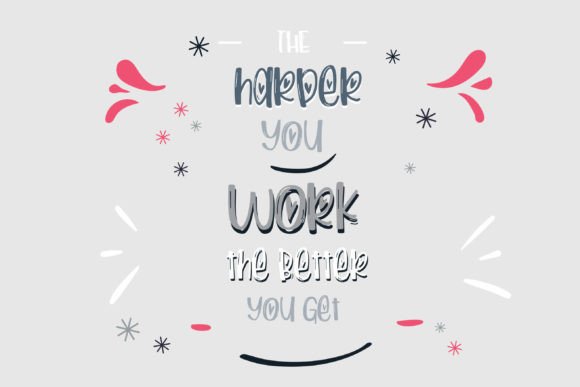 Pocketful of Love Font PNG with transparent background - Preview 2