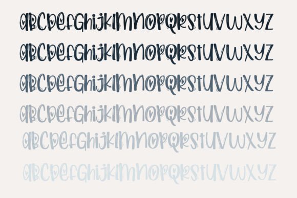 Pocketful of Love Font PNG with transparent background - Preview 4