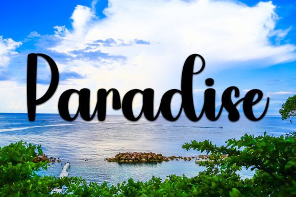 Puding Font PNG with transparent background - Preview 2