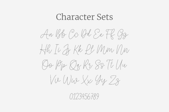 Quietly Rose Font PNG with transparent background - Preview 4