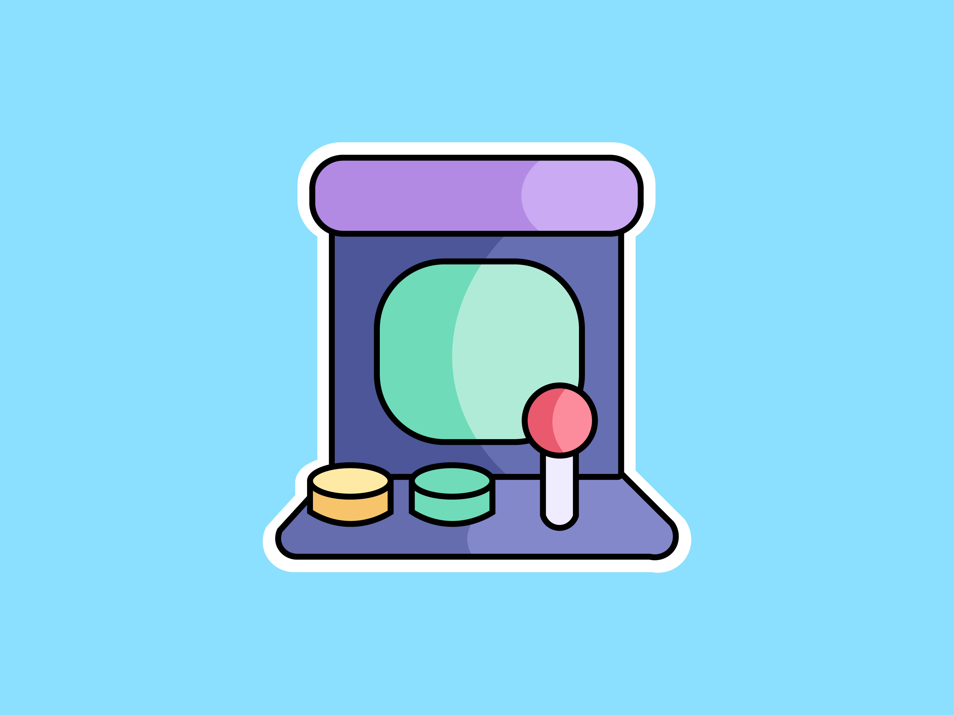 Retro Arcade Illustrations