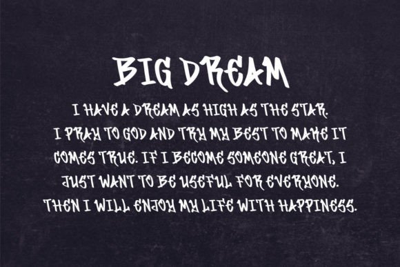 Rocky Way Font PNG with transparent background - Preview 2