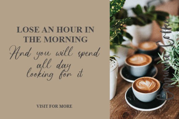 Rosemary Margaret Font PNG with transparent background - Preview 3
