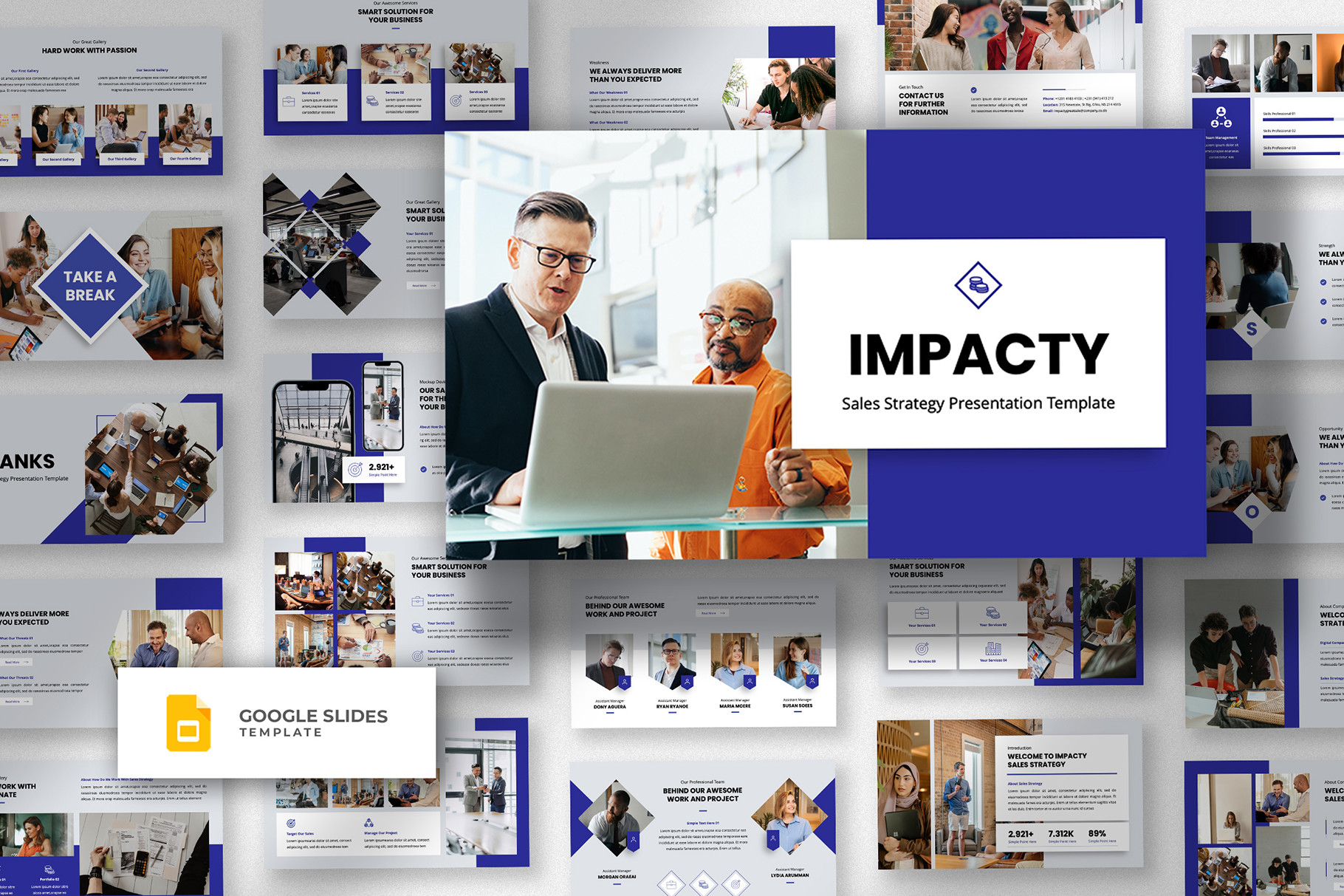 Plantilla de Google Slides de Marketing y Ventas