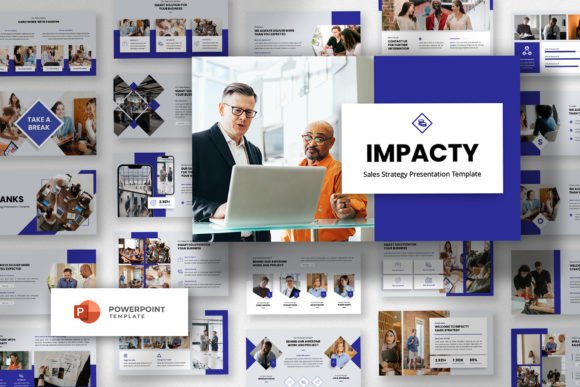 Preview of Sales Marketing PowerPoint Template marketing presentation template