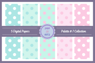 Seamless Polka Dot Pattern Digital Paper Graphic by sara_sb2000 ...